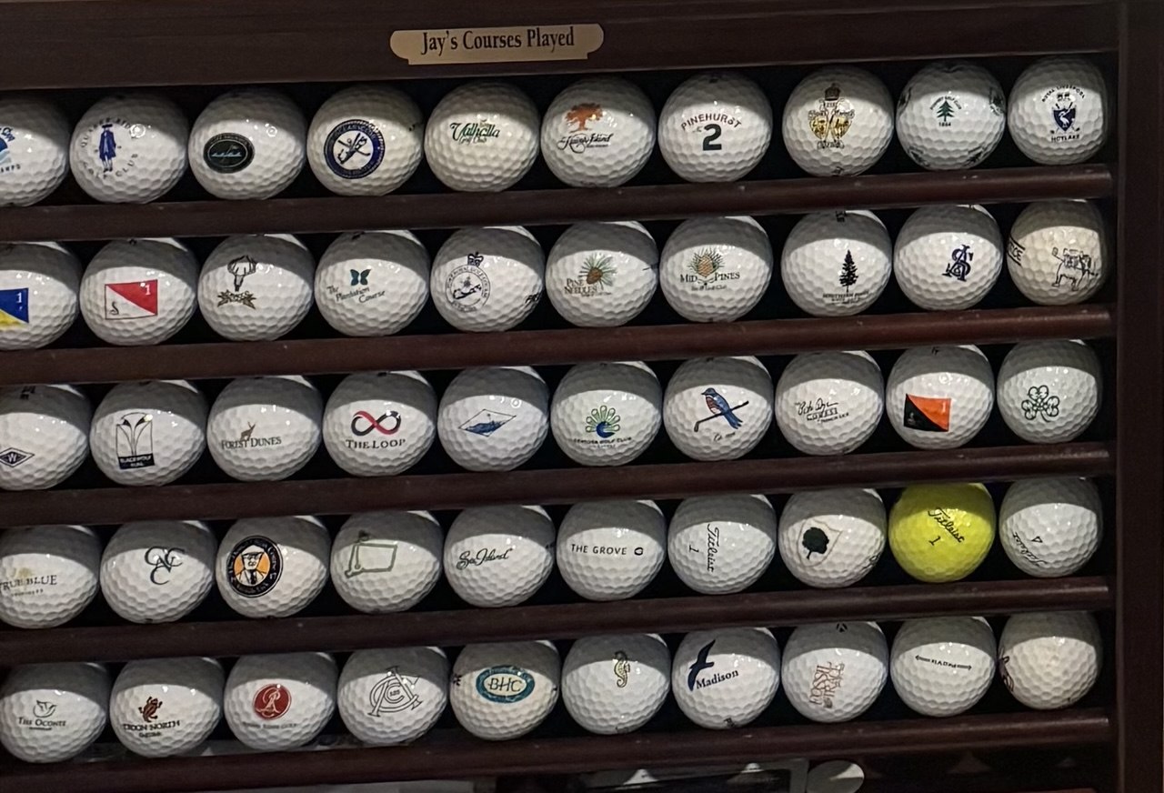 The Ball Wall - Jay's course rankings